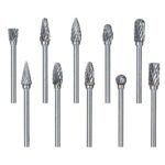 10-Piece: Double Cut Carbide Rotary Die Grinder Bit Set - Image 3