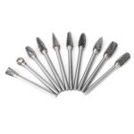 10-Piece: Double Cut Carbide Rotary Die Grinder Bit Set - Image 2