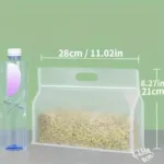 10-Pieces: Reusable Silicone Leakproof Food Storage Bags - Image 4