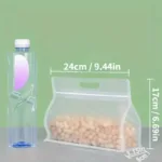 10-Pieces: Reusable Silicone Leakproof Food Storage Bags - Image 2