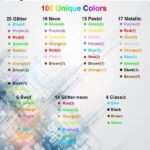 100-Pack: Colored Gel Pens Set - Image 4