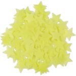 100-Pieces: Colorful Luminous Stars Plastic Wall Sticker - Image 4