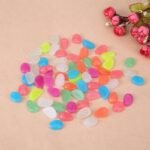 100-Pieces: Glow in the Dark Luminous Stones - Bilde 2