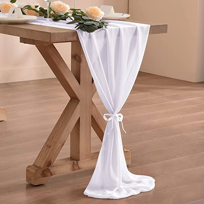 10Ft. Chiffon Table Runner - Bilde 9