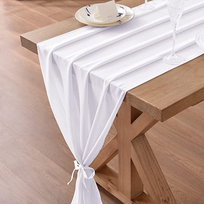 10Ft. Chiffon Table Runner - Bilde 7