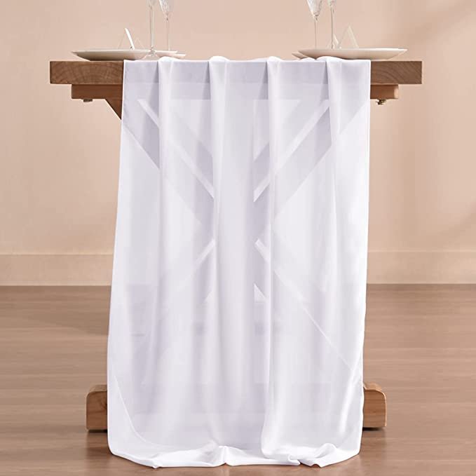 10Ft. Chiffon Table Runner - Bilde 6