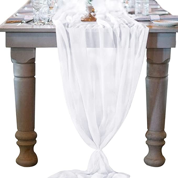 10Ft. Chiffon Table Runner - Bilde 3
