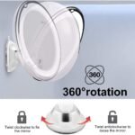 10X Magnifying Makeup Mirror with Lights - Image 4