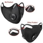 11-Piece Set: Breathable Bacteria-Proof Sport Face Mask with Activated Carbon PM 2.5 - Bilde 11
