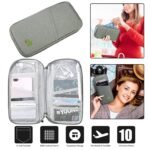 12 Pocket Travel Passport Wallet - Image 65
