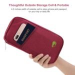12 Pocket Travel Passport Wallet - Image 17
