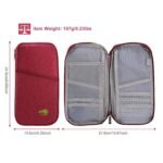 12 Pocket Travel Passport Wallet - Image 16