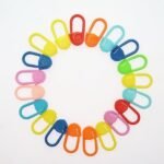 120-Pack: Mix Color Plastic Knitting Tools Locking Stitch Markers Crochet - Image 6