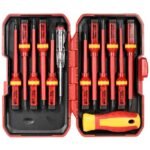 13-Piece: 1000V Changeable Insulated Screwdrivers Set