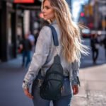 Real Leather Solid Strap Shoulder Sling Bag - Bilde 10