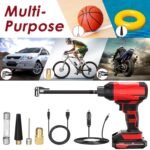 150 PSI 12V Portable Cordless Tire Pump 6000mAh Rechargeable with LED Light - Image 7