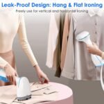 1500W Portable Handheld Clothes Steamer with 2 Brush - Image 9