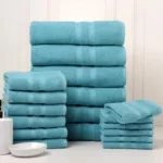 18-Piece Set: Bibb Home `Egyptian Cotton Towel Set - Image 15