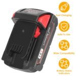 18V Battery Replacement Compatible with Milwaukee M18 Cordless Power Tool - Image 7