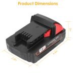 18V Battery Replacement Compatible with Milwaukee M18 Cordless Power Tool - Image 5