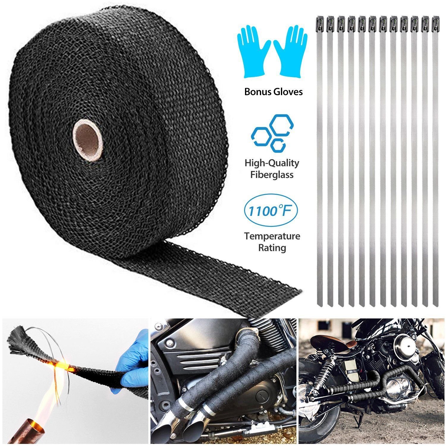 2" 50FT Fiberglass Manifold Header Pipe Heat Wrap - Image 9