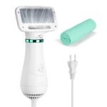 2-in-1 Pet Hair Dryer Blower Slicker Brush Portable Dog Cat Grooming Low Noise - Bilde 4