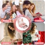 2-Layer Lockable Leather Jewelry Box - Bilde 13