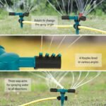 2-Pack: 360 Degree Rotatable Lawn Garden Sprinkler - Bilde 10