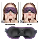 2-Pack: 3D Eye mask for Sleeping - Bilde 4