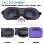 2-Pack: 3D Eye mask for Sleeping - Bilde 6
