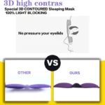 2-Pack: 3D Eye mask for Sleeping - Bilde 3