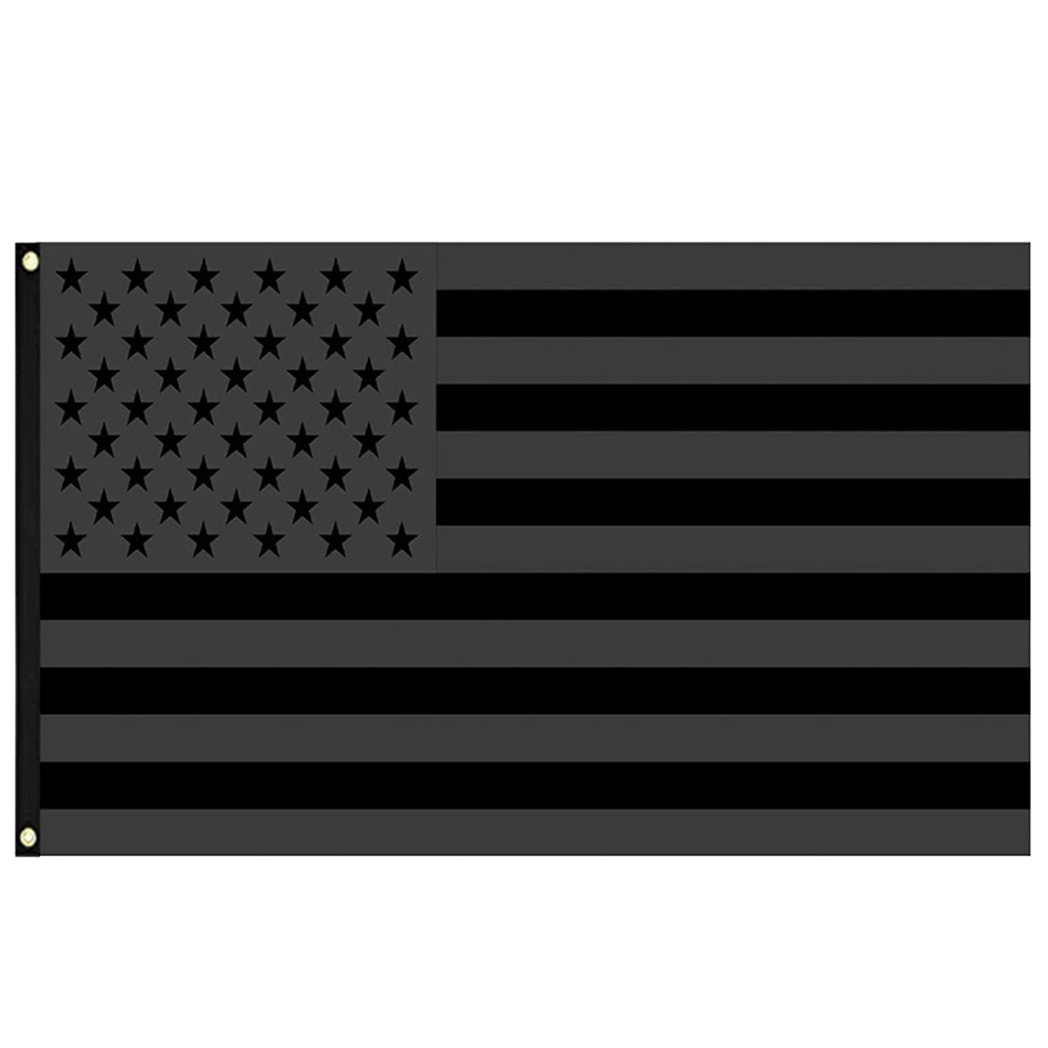 2-Pack: 3X5 Ft. All Black American Flag - Image 3