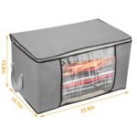 2-Pack: 90L Large Capacity Foldable Closet Organizer - Image 11