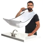 2-Pack: Beard Shave Apron Bib Trimmer Holder Rack - Bilde 6