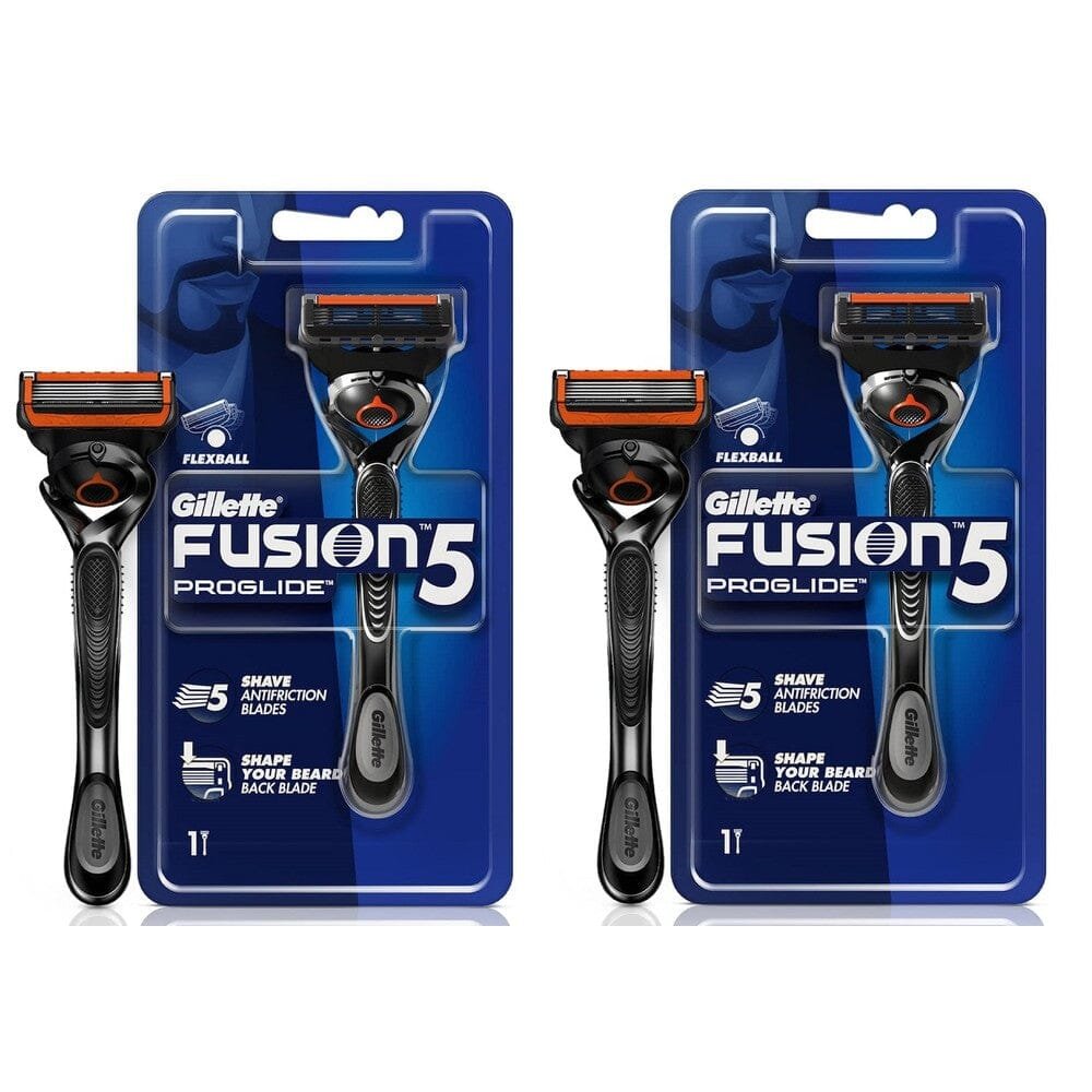 2-Pack: Gillette Fusion5 ProGlide Men's Razor Handle & 1 Blade Refill