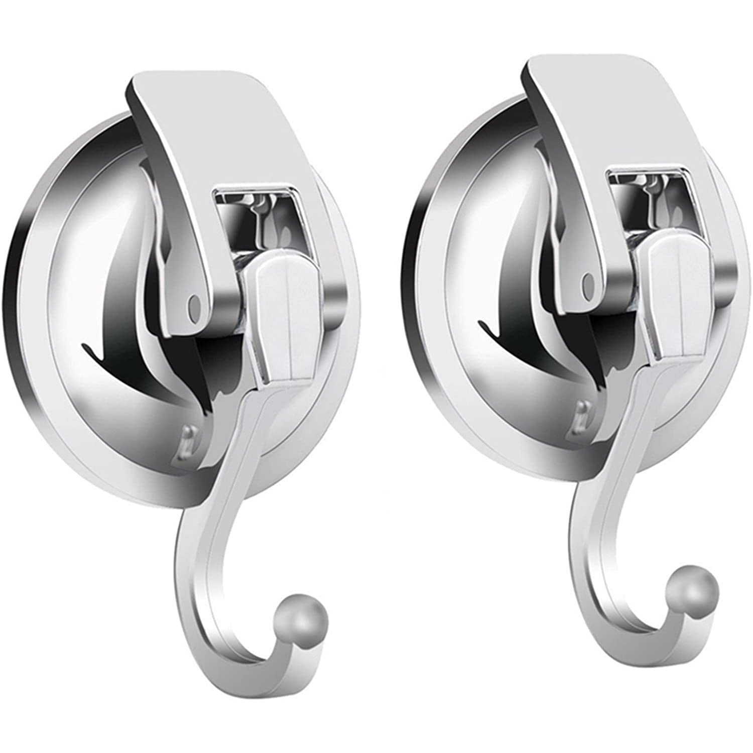 2-Pack: Heavy Duty Vacuum Suction Cup Hook