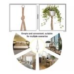 2-Pack: Indoor Outdoor Hanging Pot Rope Net Macrame Plant Hanger - Image 7