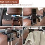 2 Pack: Multi-functional Vehicle Back Seat Hook - Bilde 5