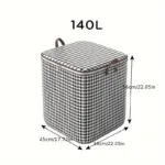 2-Pack: Quilt Storage Bag Organizer Non-woven Dustproof Foldable Wardrobe Space Saving Bag - Bilde 4