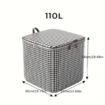 2-Pack: Quilt Storage Bag Organizer Non-woven Dustproof Foldable Wardrobe Space Saving Bag - Bilde 3