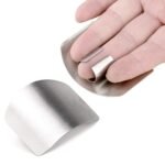 2-Pack: Stainless Steel Finger Protector For Cutting, Chopping and Dicing - Image 2