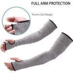 2-Pair: Safety Arm Sleeve Anti Cut Puncture Proof - Image 2