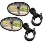 2-Piece: 360?? Adjustable Rotatable Handlebar Mirror - Wide Angle Bicycle Mirror