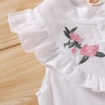 2-Piece: Baby Girls Outfits Clothes T-Shirt Vest Tops + Shorts Pants - Image 13