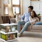 2-Piece: Foldable Stackable Storage Bins with Lid - Image 5