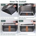 2-Piece: Foldable Stackable Storage Bins with Lid - Image 14