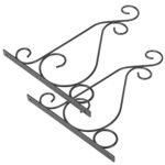 2-Piece: Iron Plant Hanging Bracket Plant Hanger Wall Hooks - Bilde 3