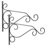 2-Piece: Iron Plant Hanging Bracket Plant Hanger Wall Hooks - Bilde 2