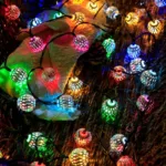 20 LED Moroccan Ball Solar String Lights - Bilde 5