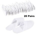 20-Pairs: Spa Hotel Guest Soft Slippers Closed Toe Disposable Travel Slipper - Bilde 6